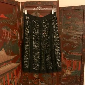 NWT! Lace Skirt w/ Animal Print Lining